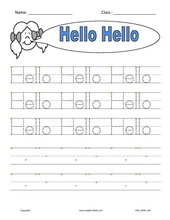 English For Kids Esl Kids Worksheets Greetings Hello Asking Name