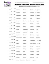 Numbers 1-100 - English ESL Worksheets for distance learning and physical  classrooms