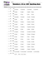 1 To 100 English Spelling Pdf Download