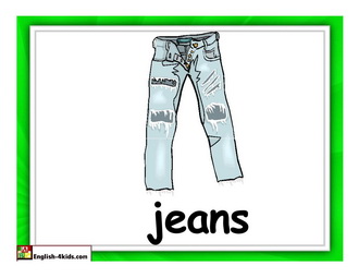 Как по английски джинсы. Карточки по английскому джинсы. Jeans карточка для детей. Джинсы на англ. Карточка джинсы на английском.